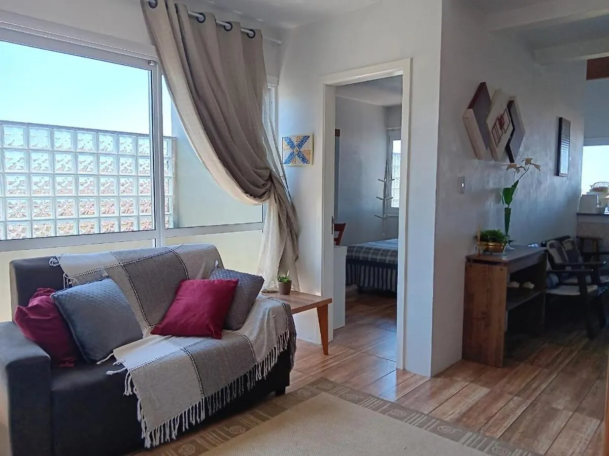 Apartment 2 Blocks From The Sea With Parking And Wi-Fi Passo de Torres Brazílie